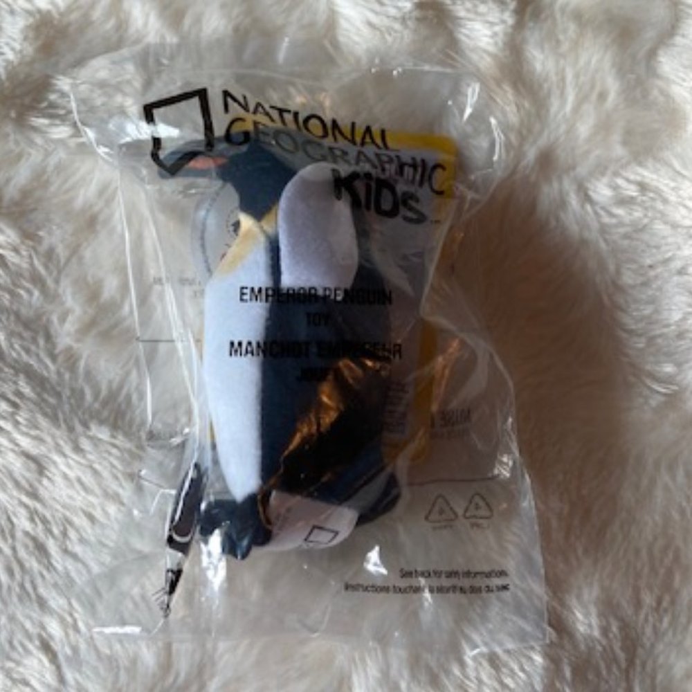 2/$30 McDonald's National Geographic Emperor Penguin Happy Meal Toy 2018 NIP